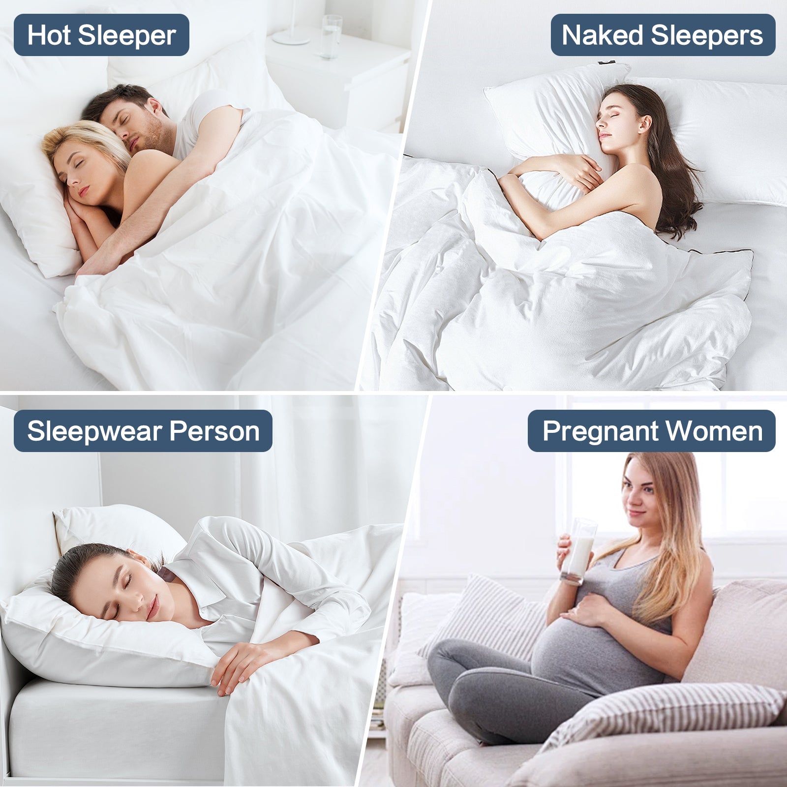 EASELAND Breathable Comforter for Hot Sleepers