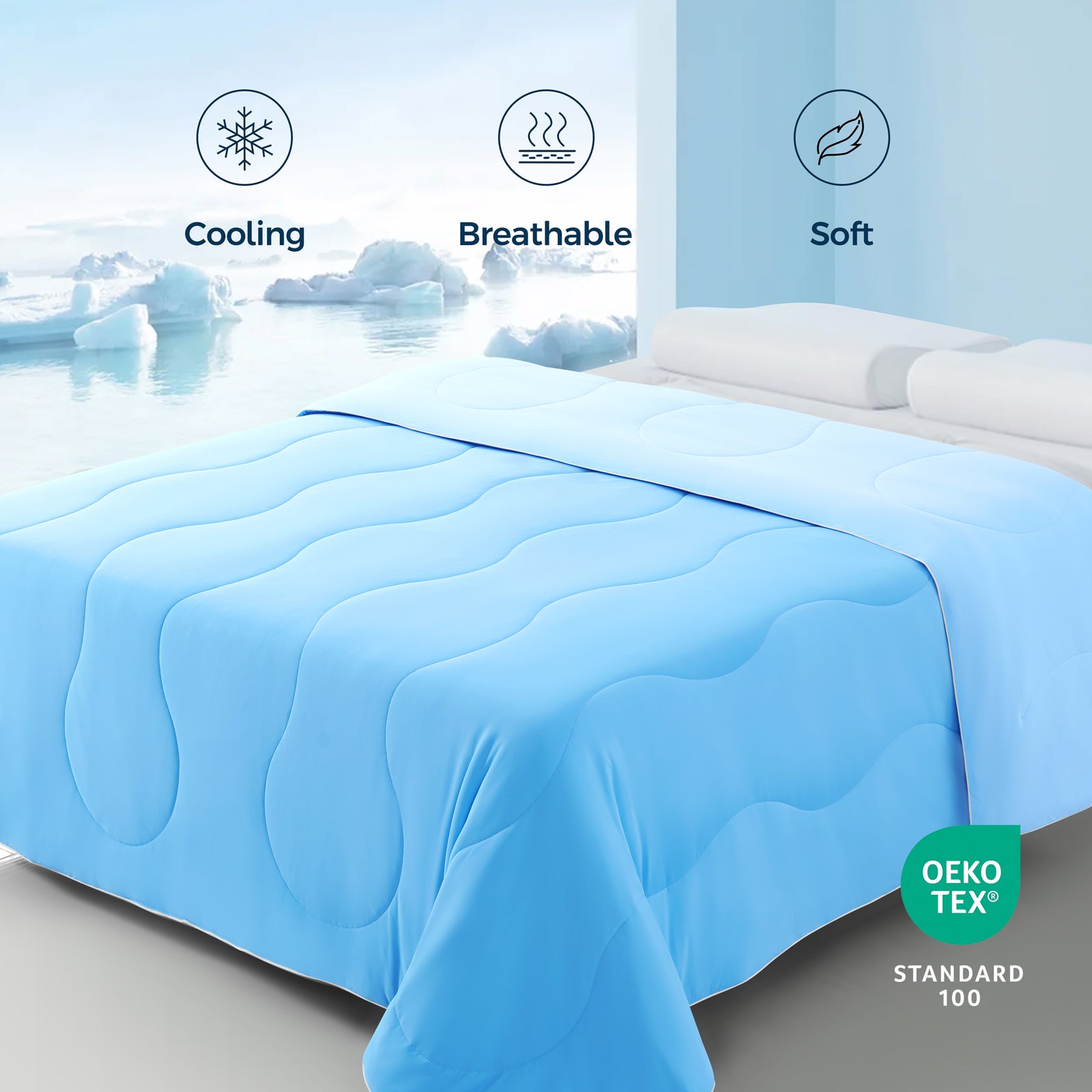 EASELAND Breathable Comforter for Hot Sleepers