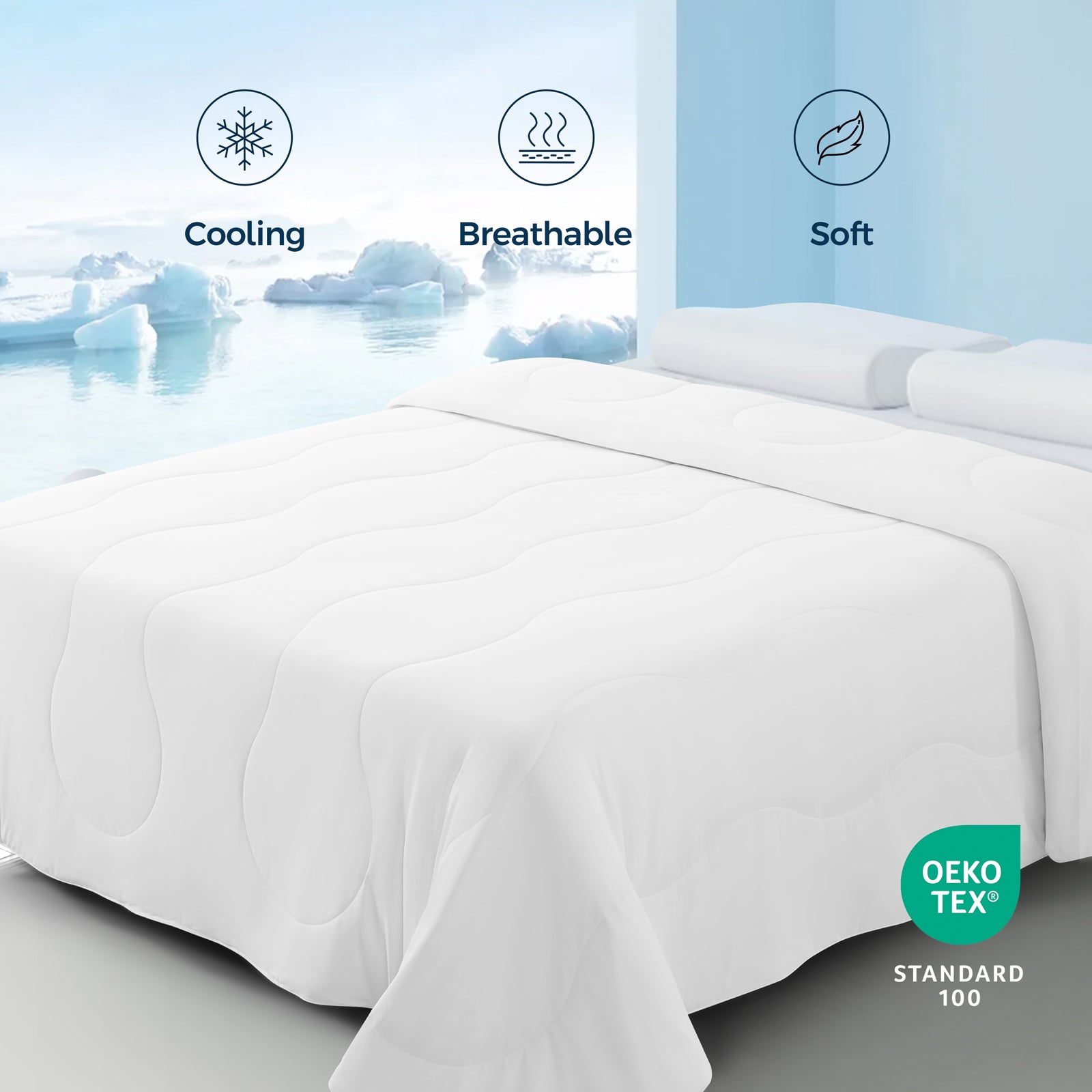 EASELAND Breathable Comforter for Hot Sleepers