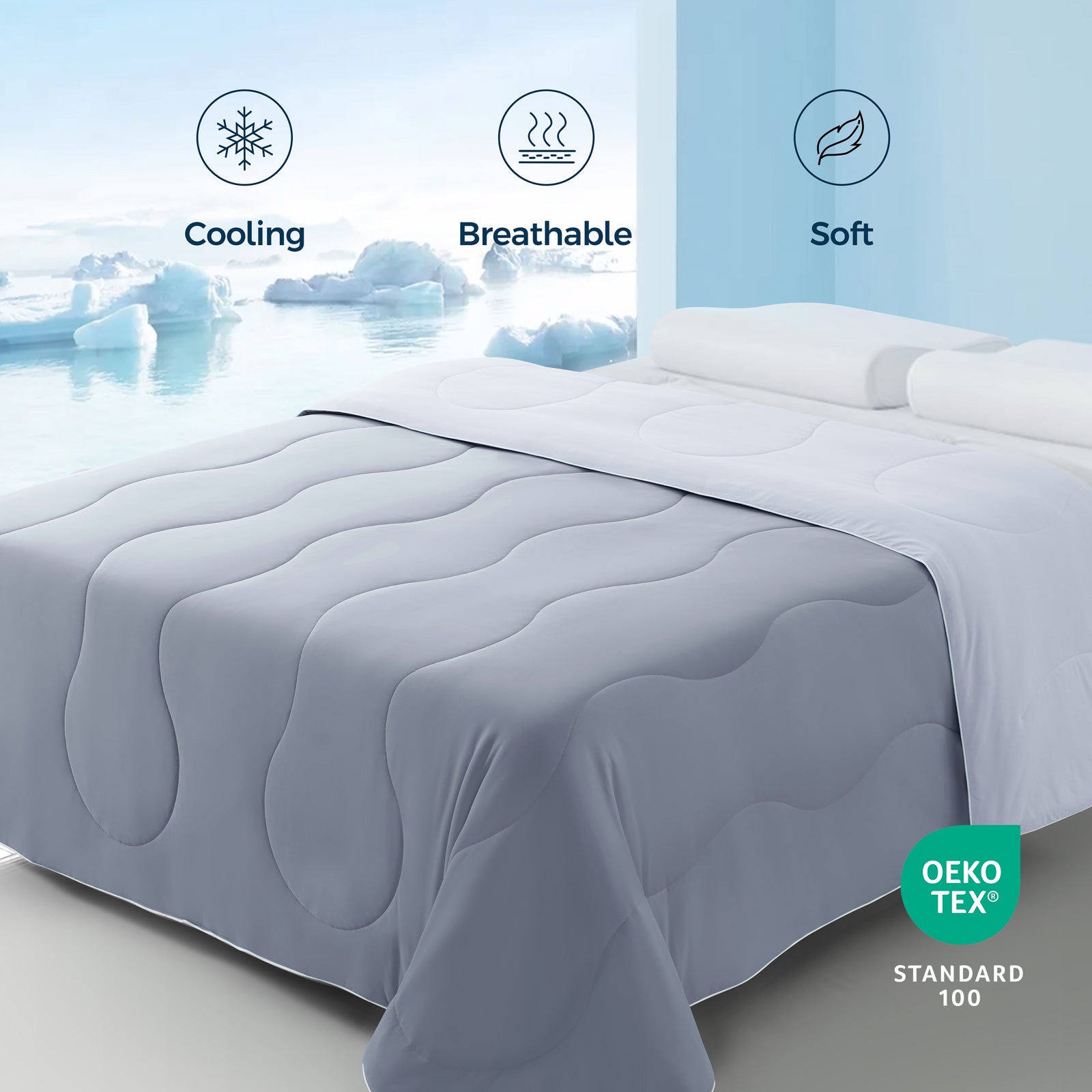 EASELAND Breathable Comforter for Hot Sleepers