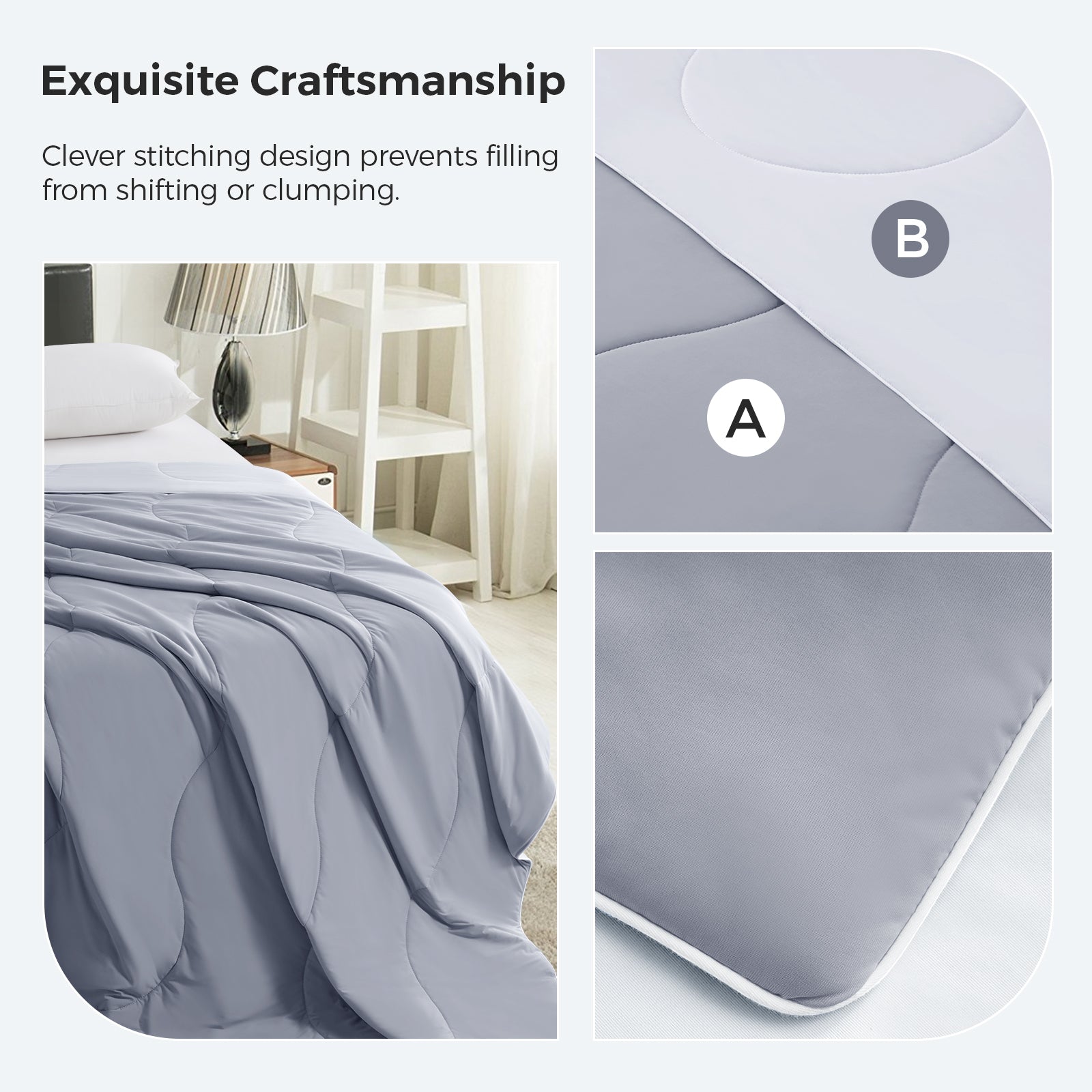 EASELAND Breathable Comforter for Hot Sleepers